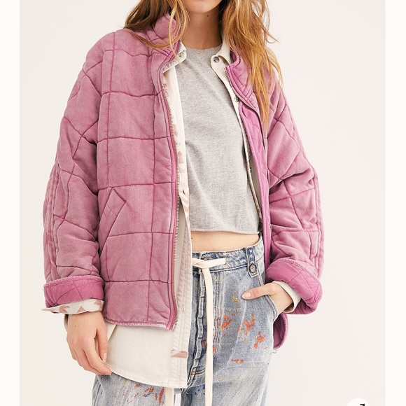 Free People Dolman Quilted Knit Jacket - Picture 9 of 11